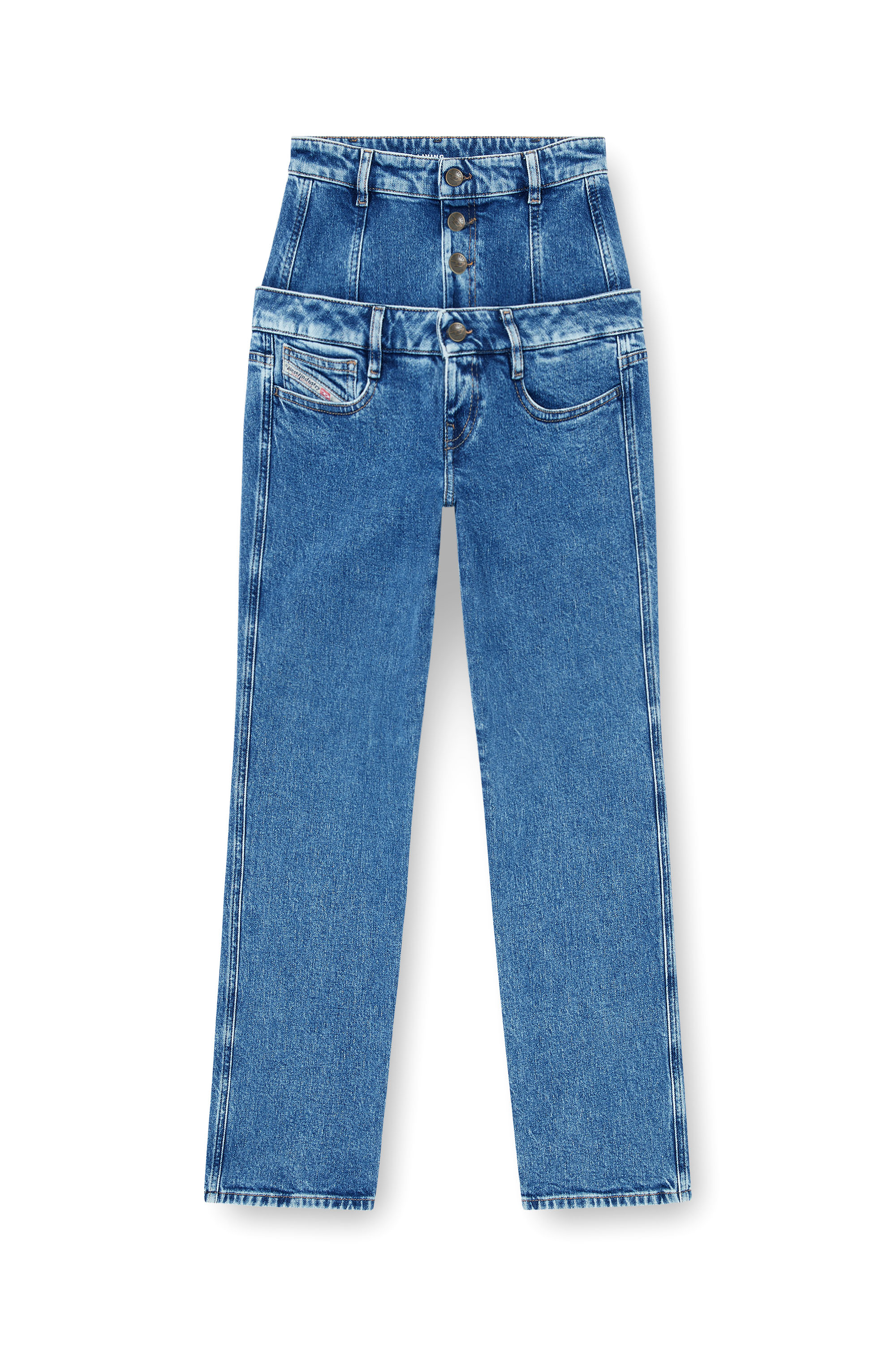 Diesel - Woman's Slim Jeans D-Fynora 007EU, Medium blue - 3