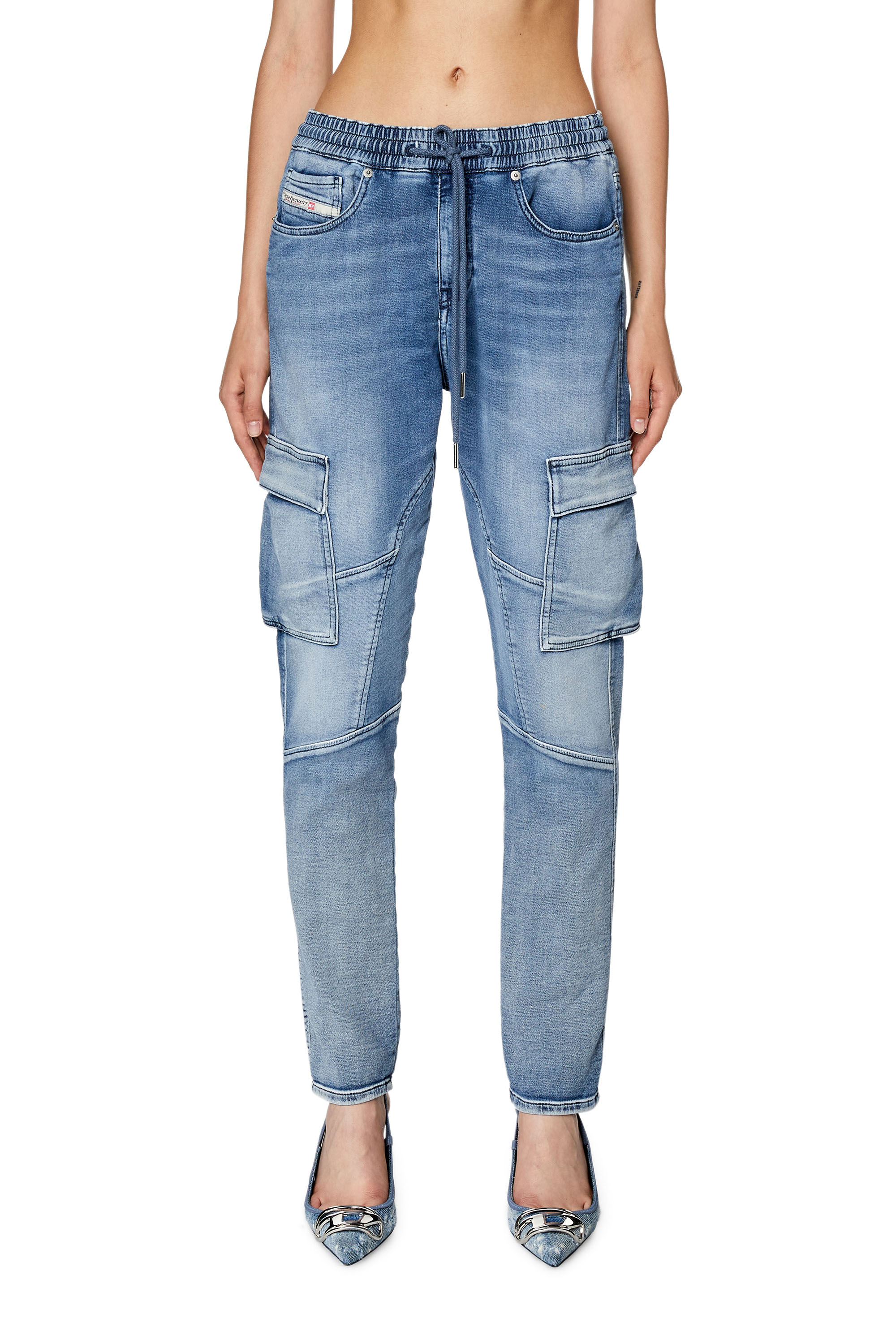 Diesel - Slim D-Ursy Track Denim 068FL, Medium blue - Image 1