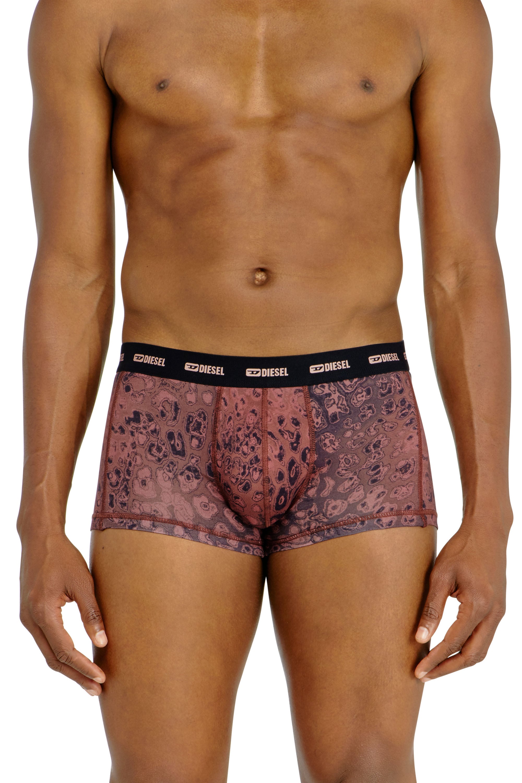 Diesel - DAMIEN-UTLT-3PACK, Man's Three-pack of stretch cotton boxer briefs in Violet - 1