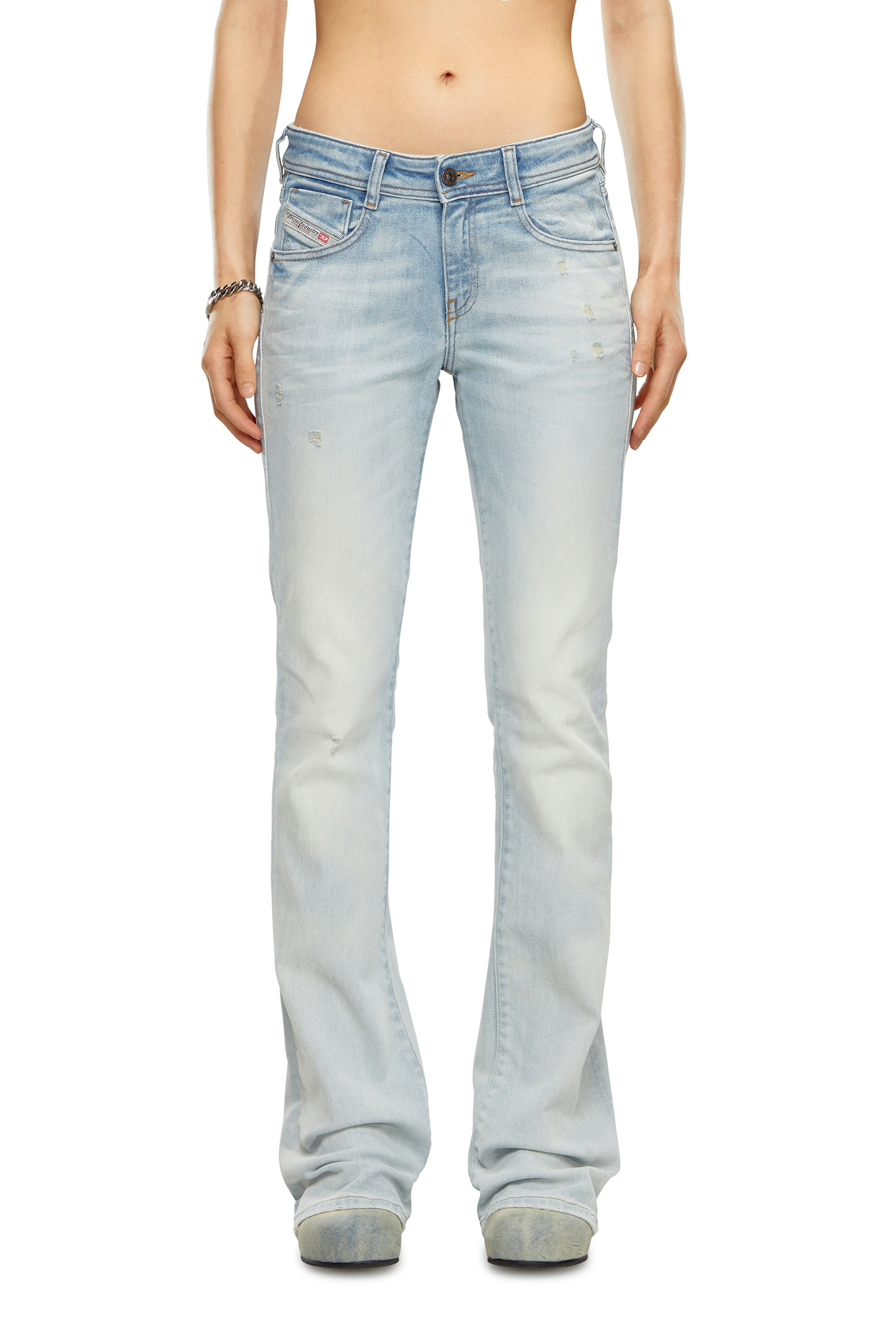 Diesel - Bootcut and Flare Jeans 1969 D-Ebbey 09H73, Light Blue - Image 1