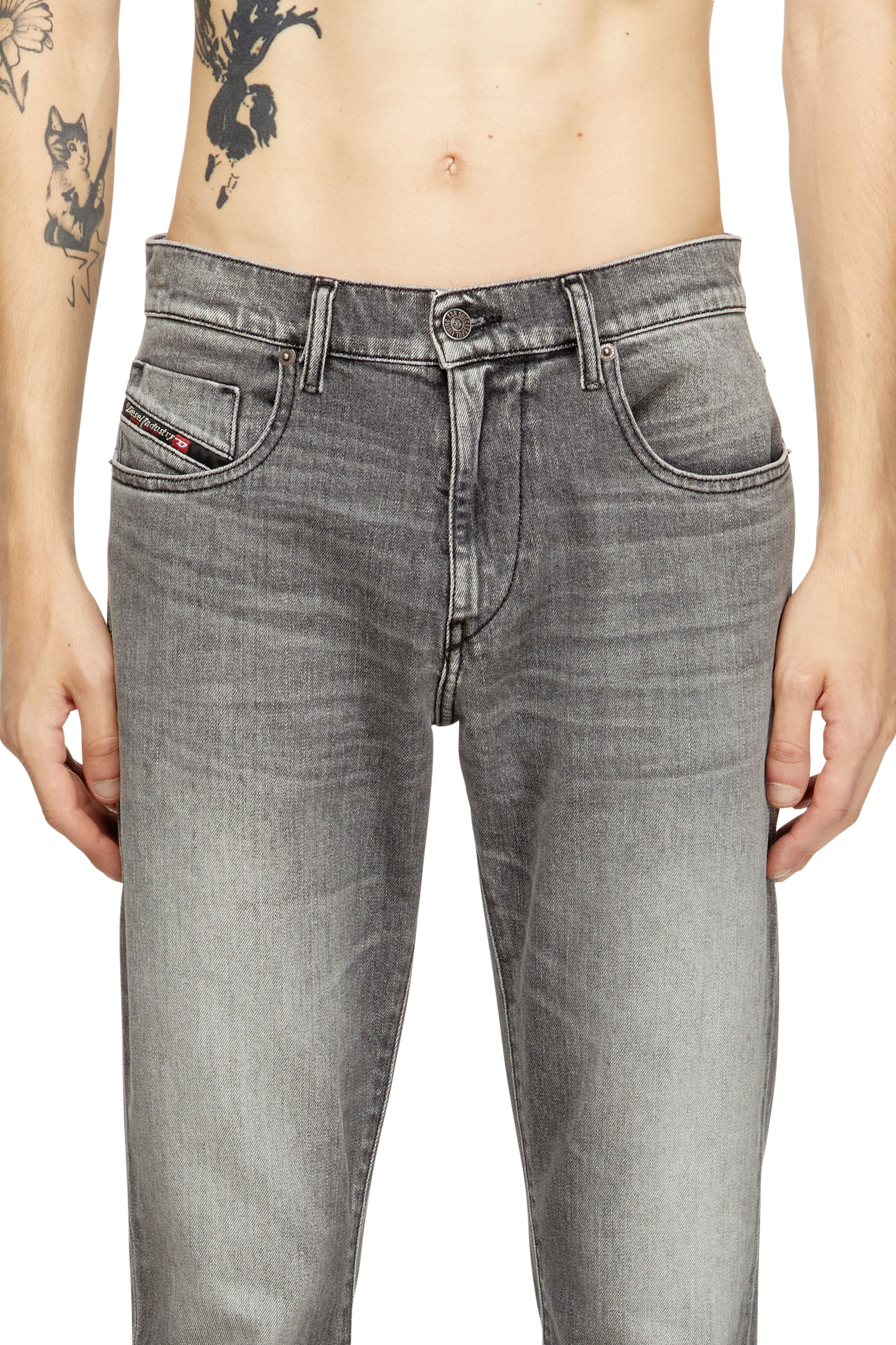 Slim Jeans 2019 D-Strukt 09M30, Grey Diesel - Man's Slim Jeans 2019 D-Strukt 09M30, Grey - 5
