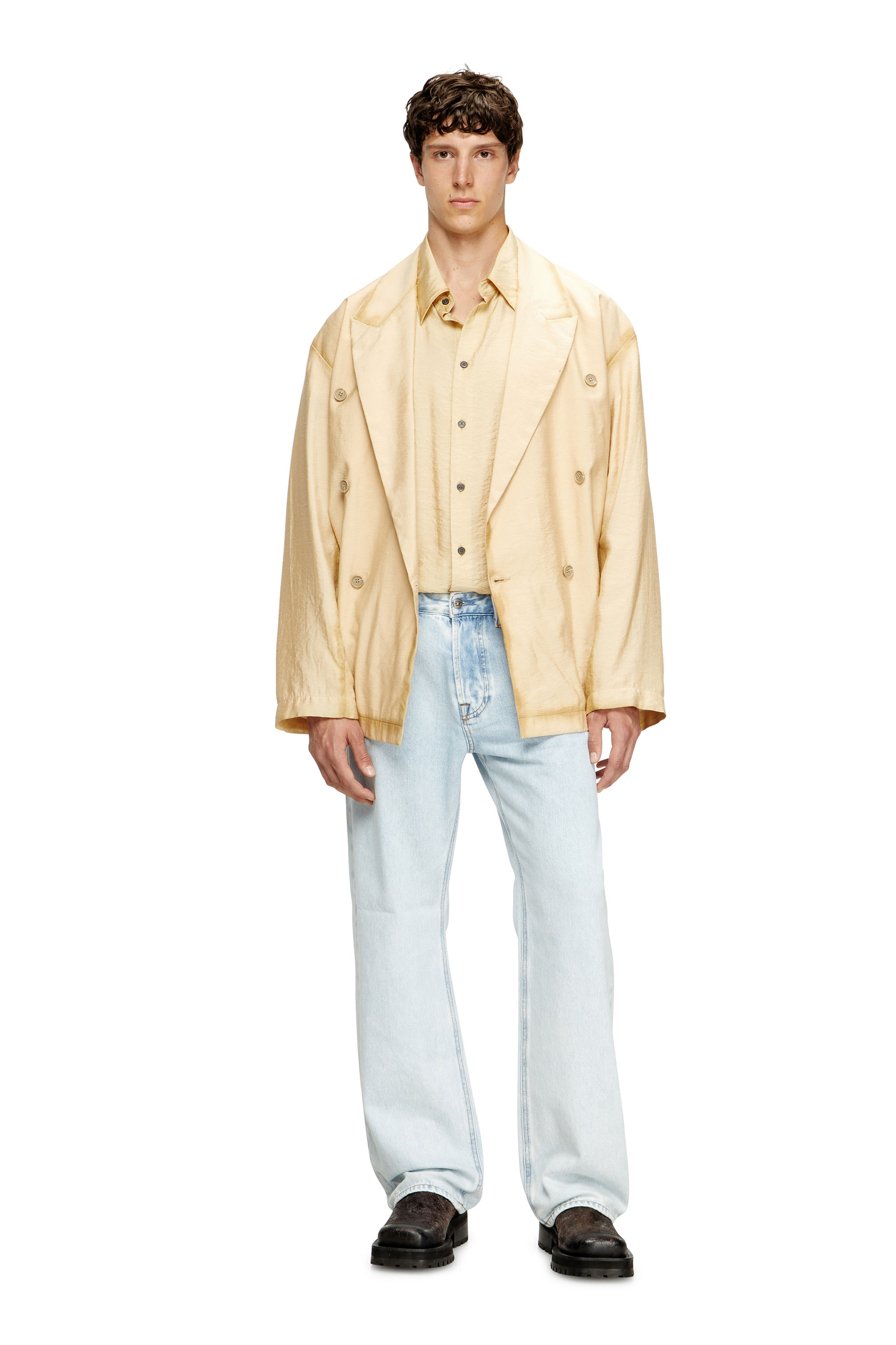 Diesel - Man's Relaxed Jeans 1980 D-Eeper 09M74, Light Blue - 1