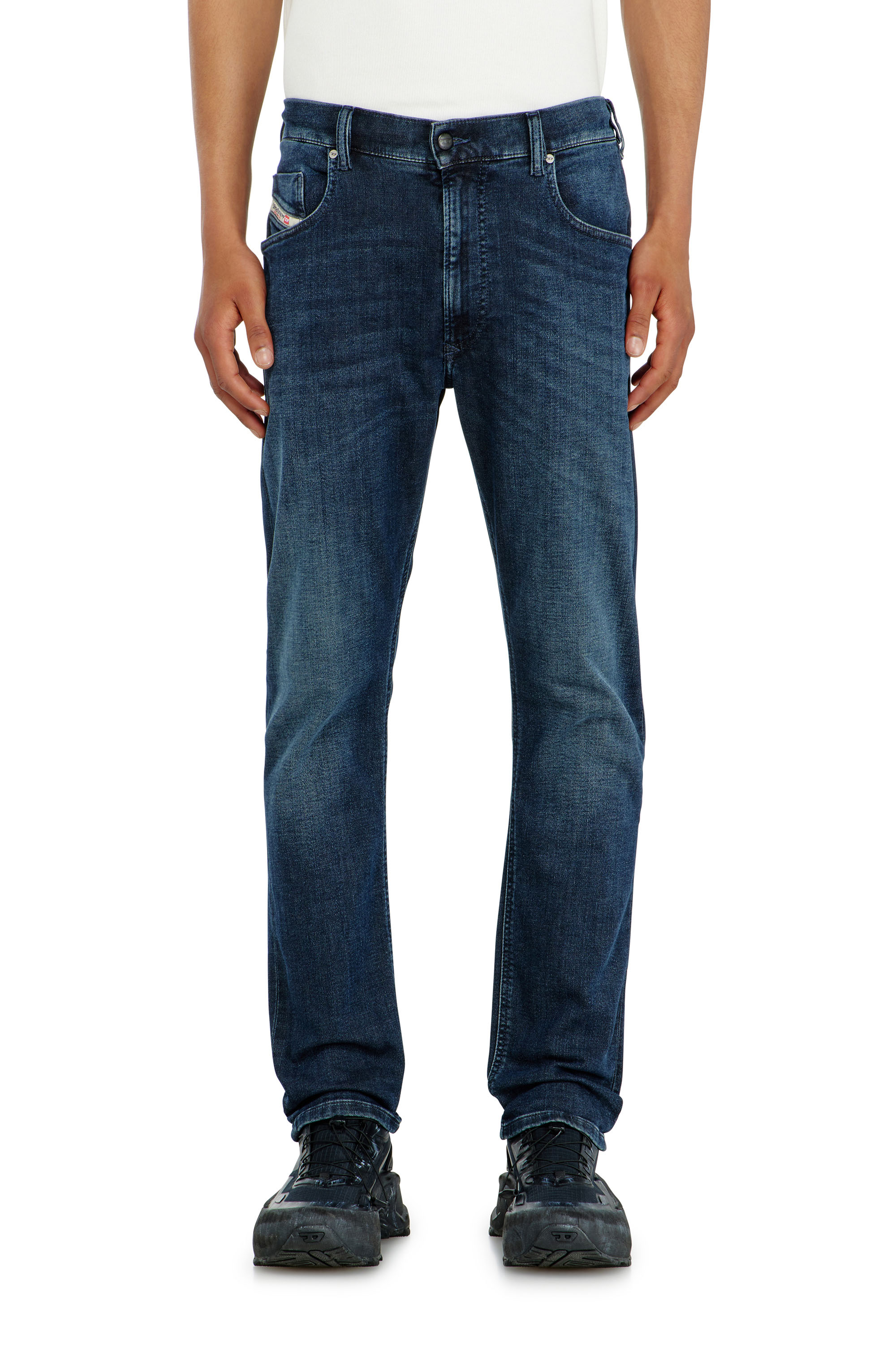 Diesel - Man's Regular 2032 D-Krooley-BW Joggjeans&reg; 09P94, Dark Blue - 1