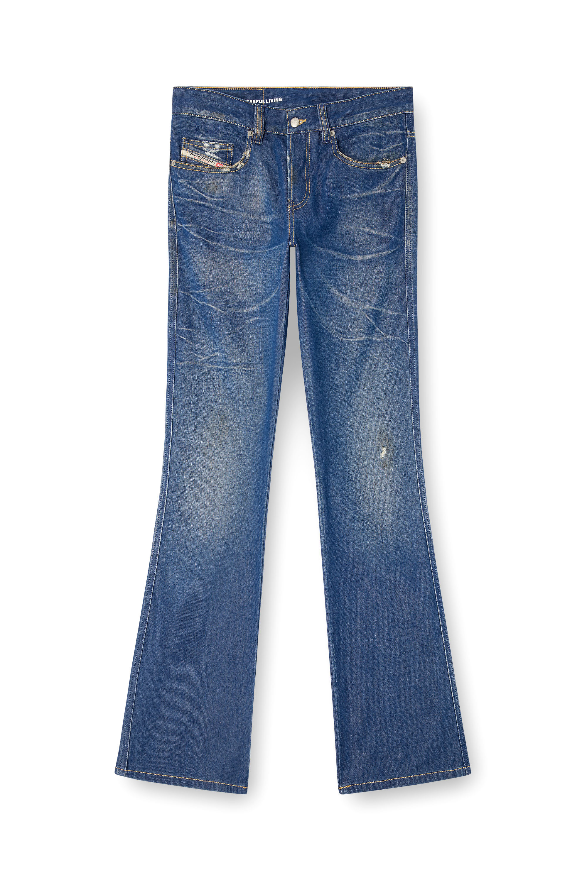 Diesel - Man's Bootcut Jeans 1998 D-Buck 09M60, Dark Blue - 2