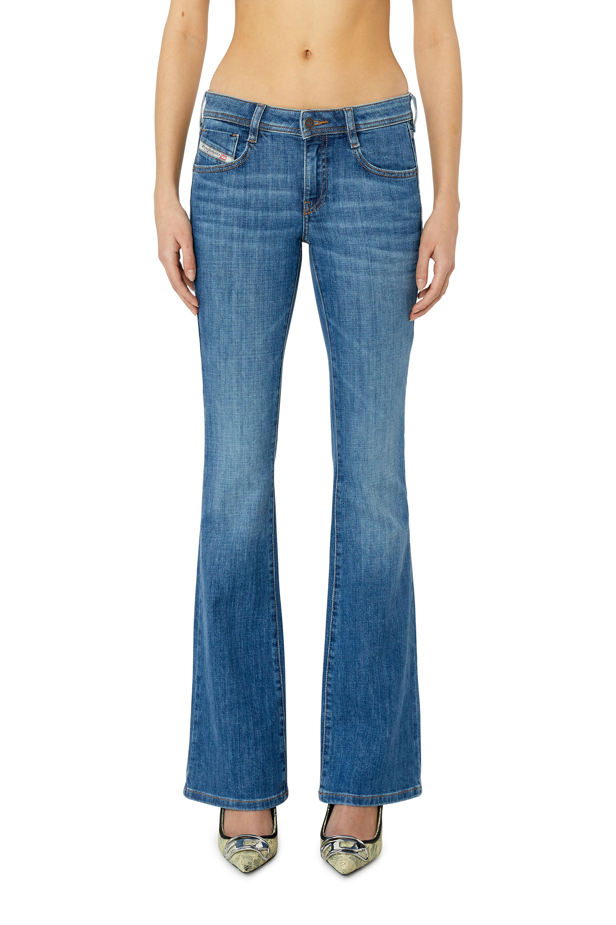Diesel - 1969 D-Ebbey 0EKAI Bootcut and Flare Jeans, Medium blue - Image 1