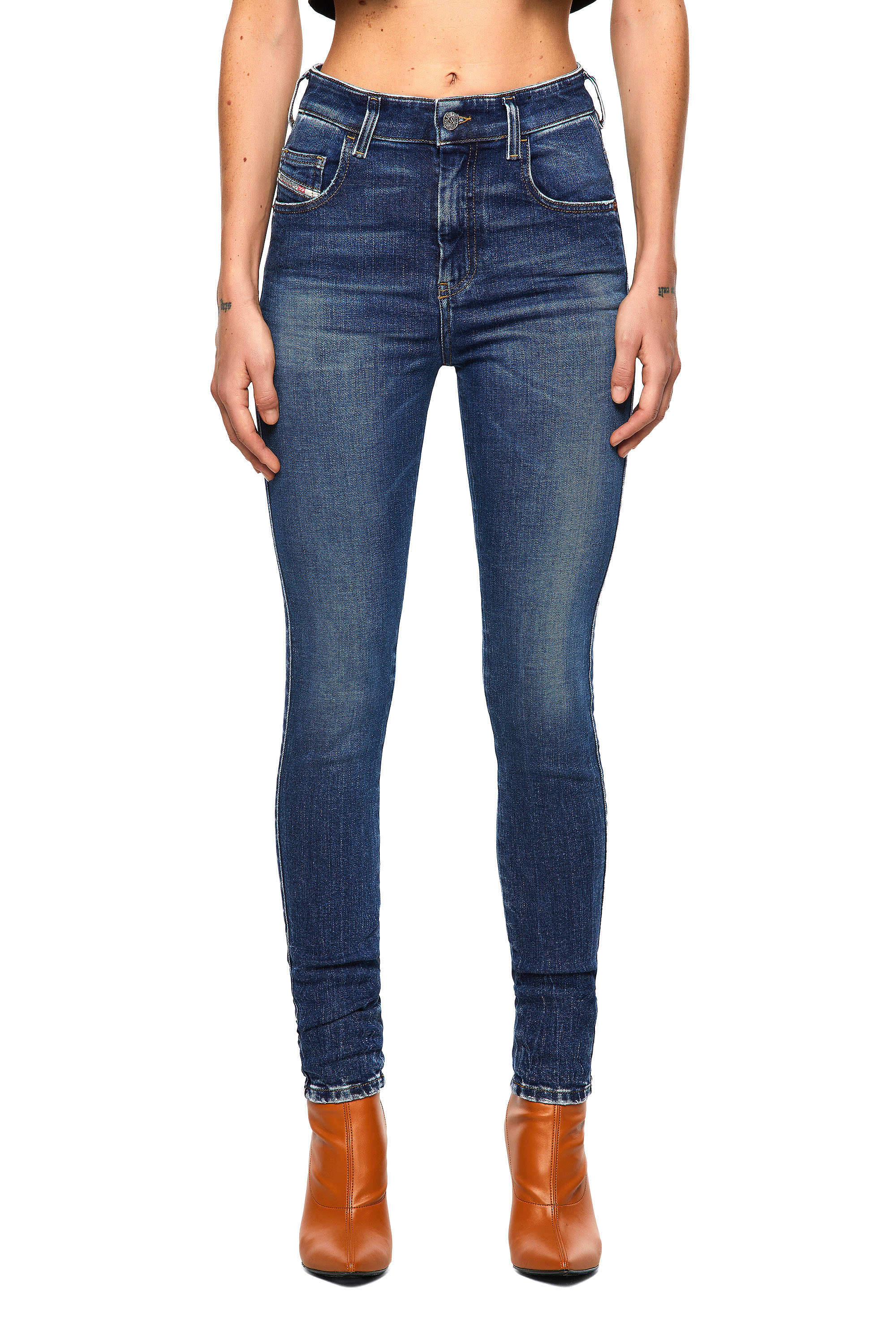 Slandy High 009ZX, Dark Blue - Jeans