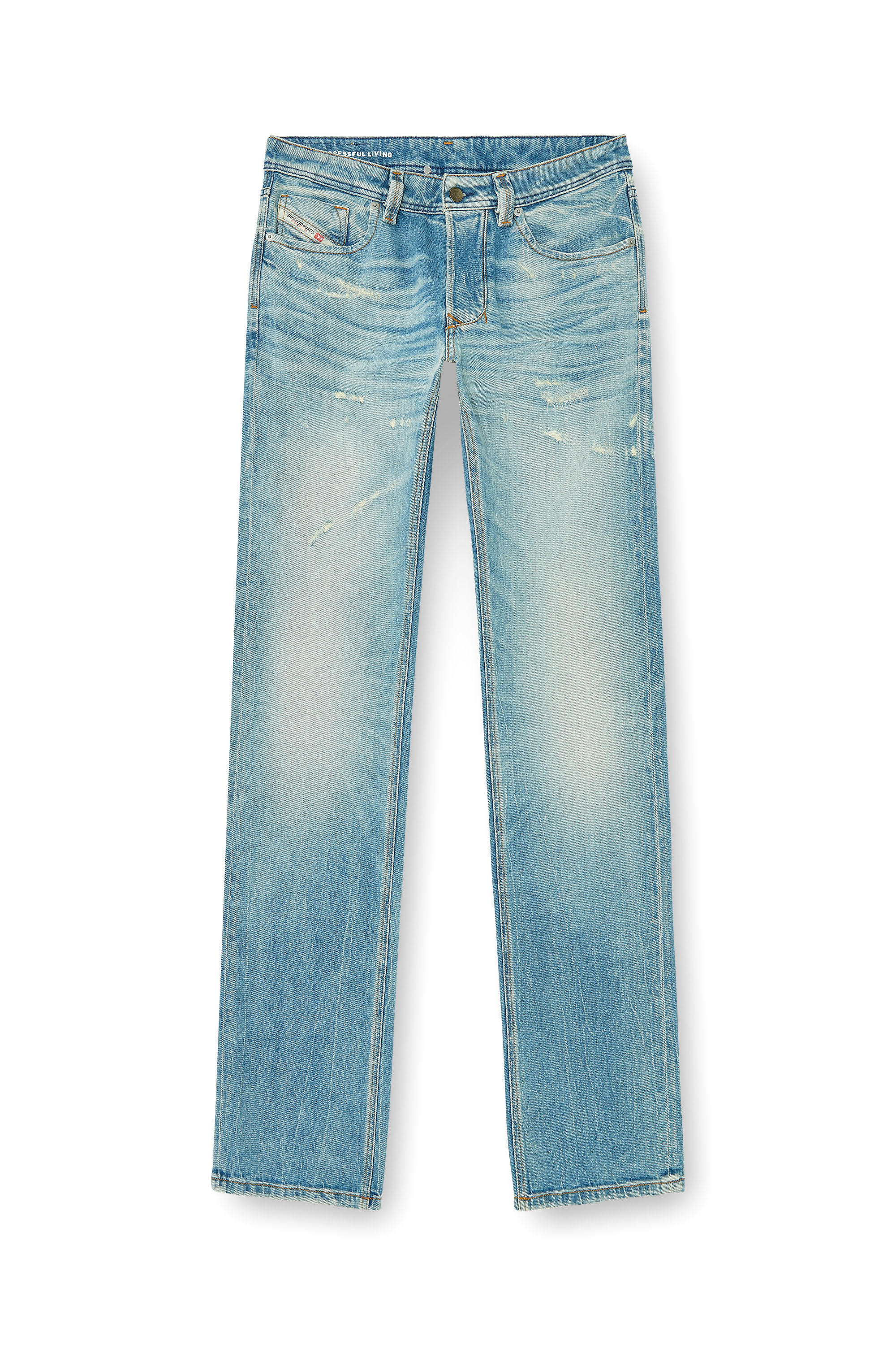 Diesel - Man's Regular Jeans 1985 Larkee 09P33, Light Blue - 3