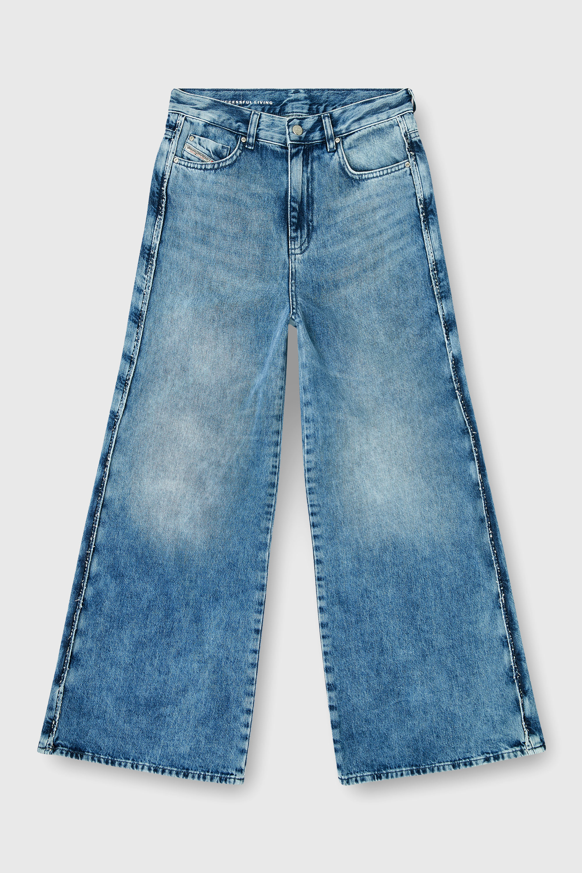 Diesel - Woman's Flare Jeans 1978 D-Akemi 0ADCJ, Medium blue - 2