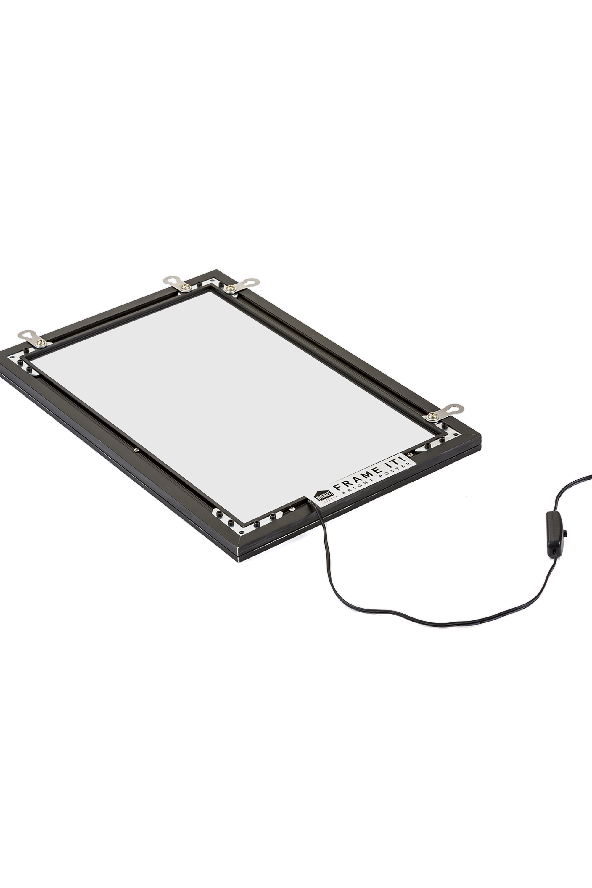 Diesel - 11000 FRAME IT!, Unisex's Small frame with led backlight in Silver - 2