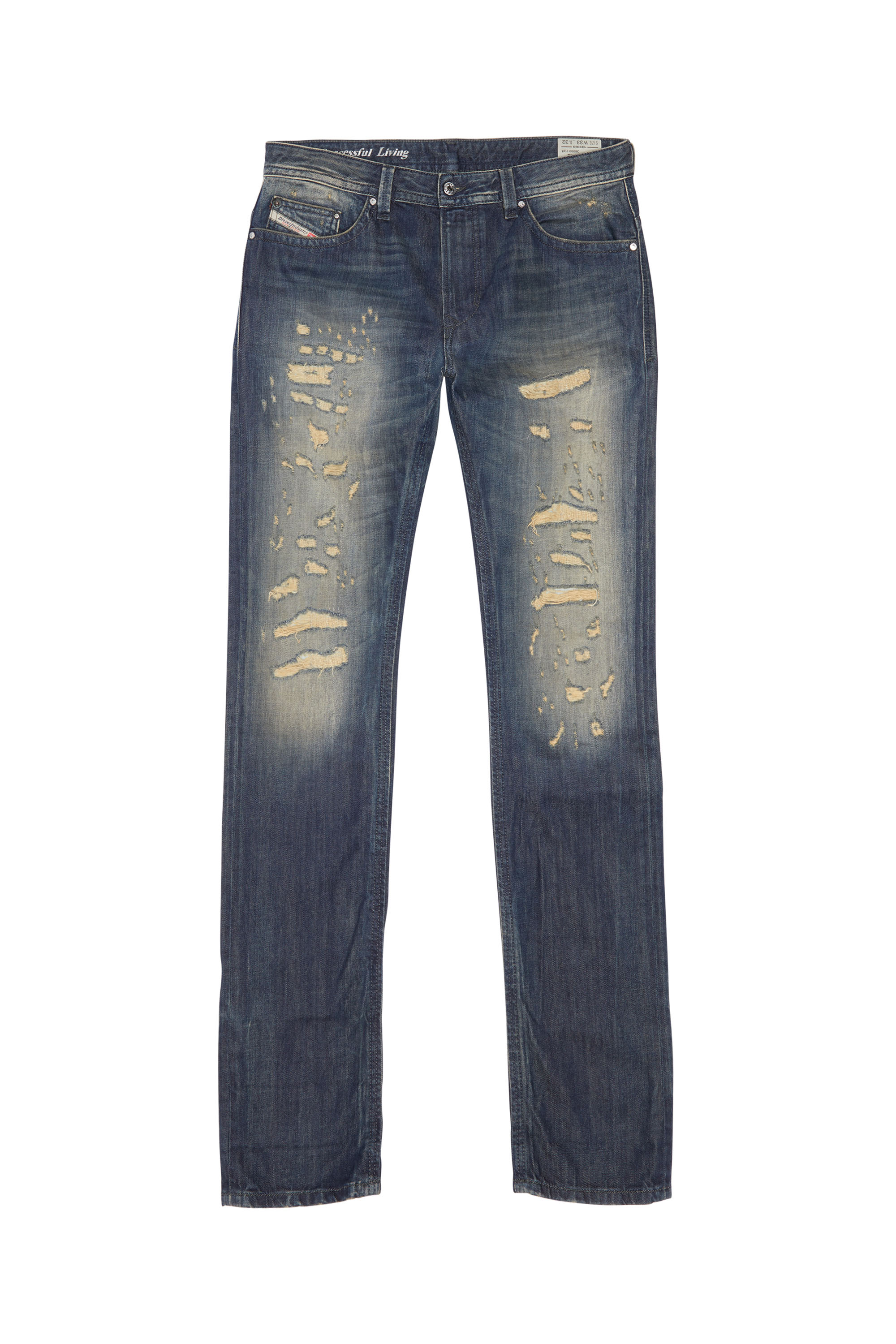 Diesel - THAVAR, Man's Diesel Man - Jeans Medium blue in Dark Blue - 1