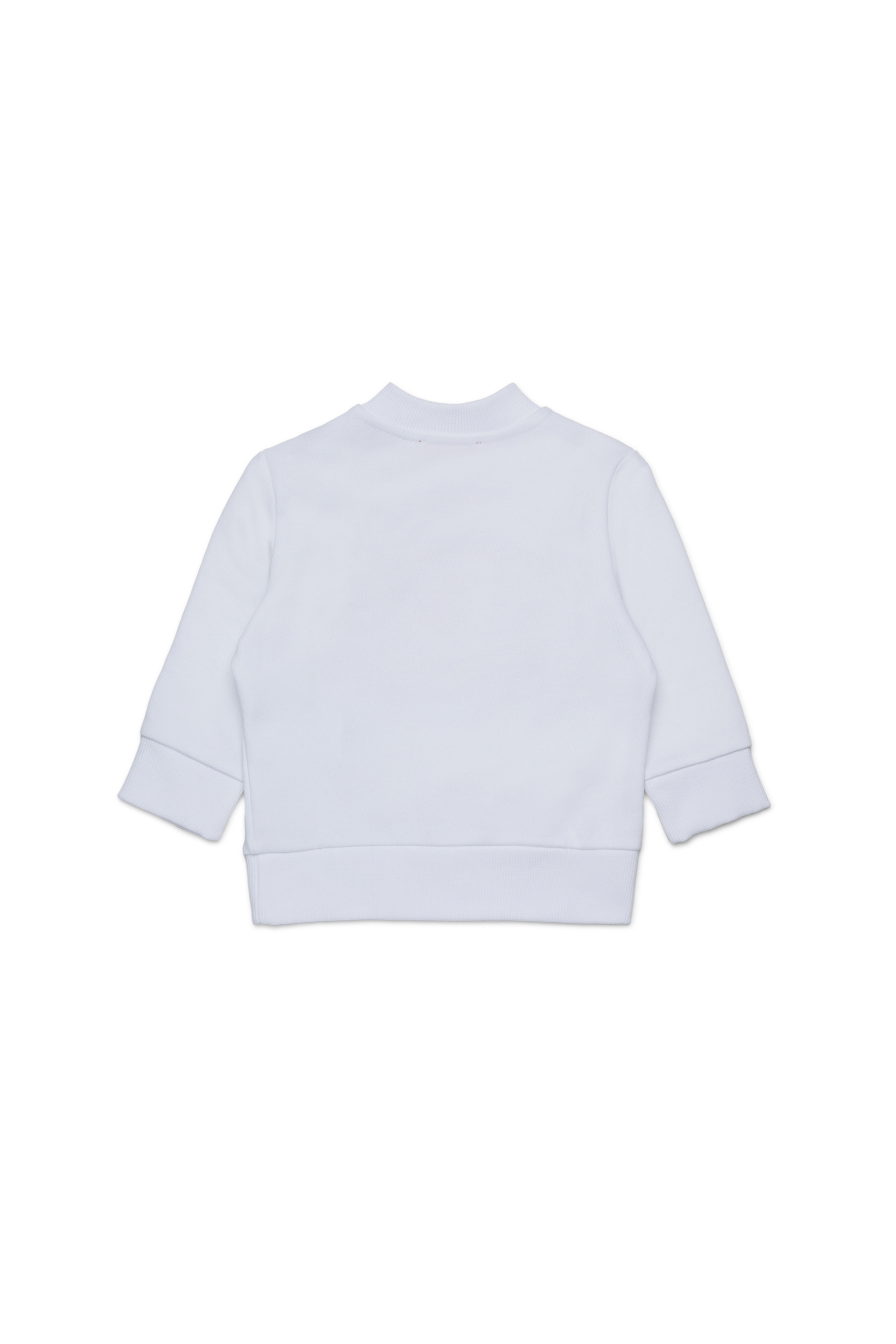 Diesel - STAJIKB, Unisex's Cotton sweatshirt with logo print in White - 2
