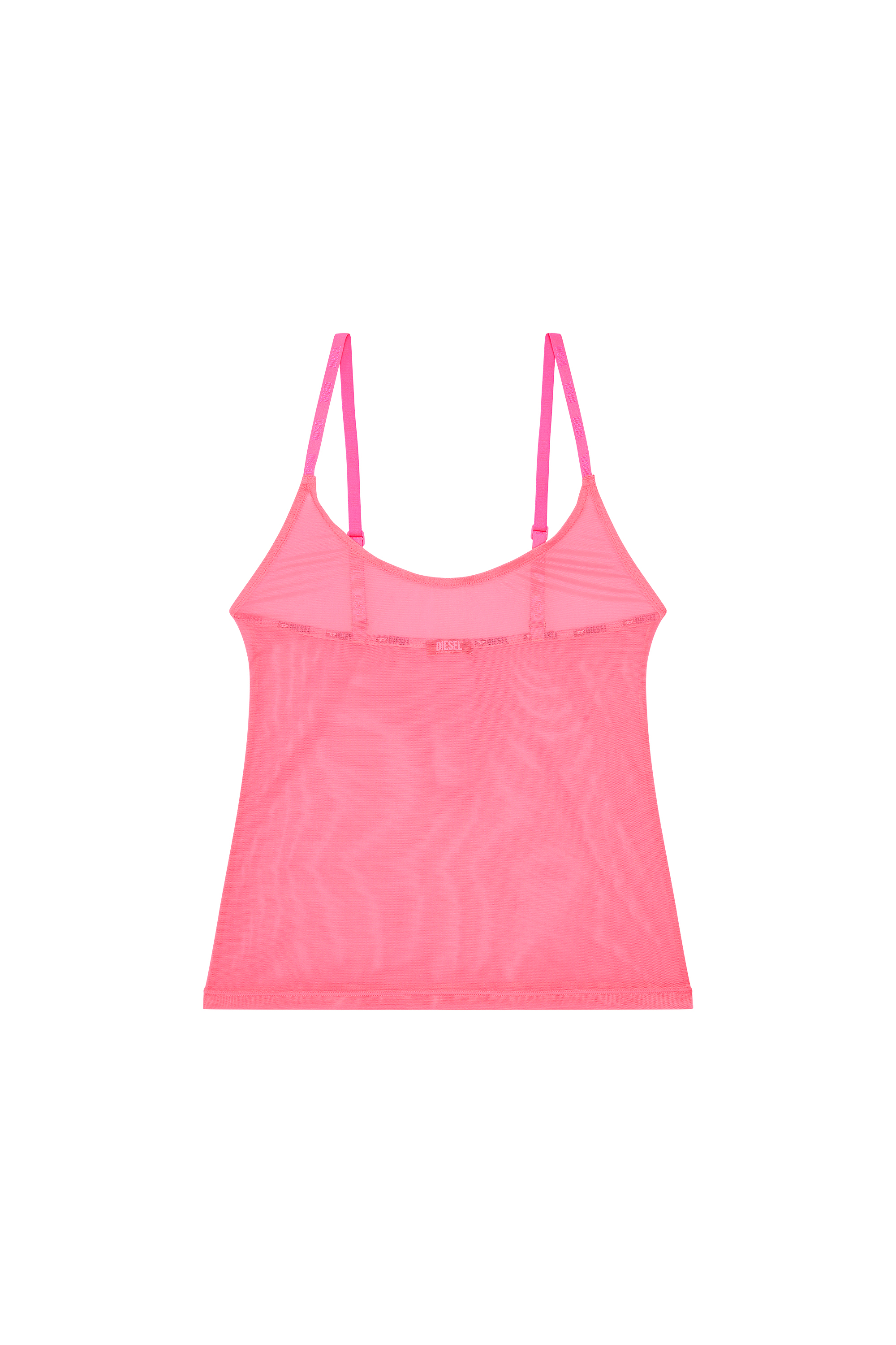 Diesel - UFTK-KIRSTEN, Woman Camisole in stretchy mesh in Pink - Image 5
