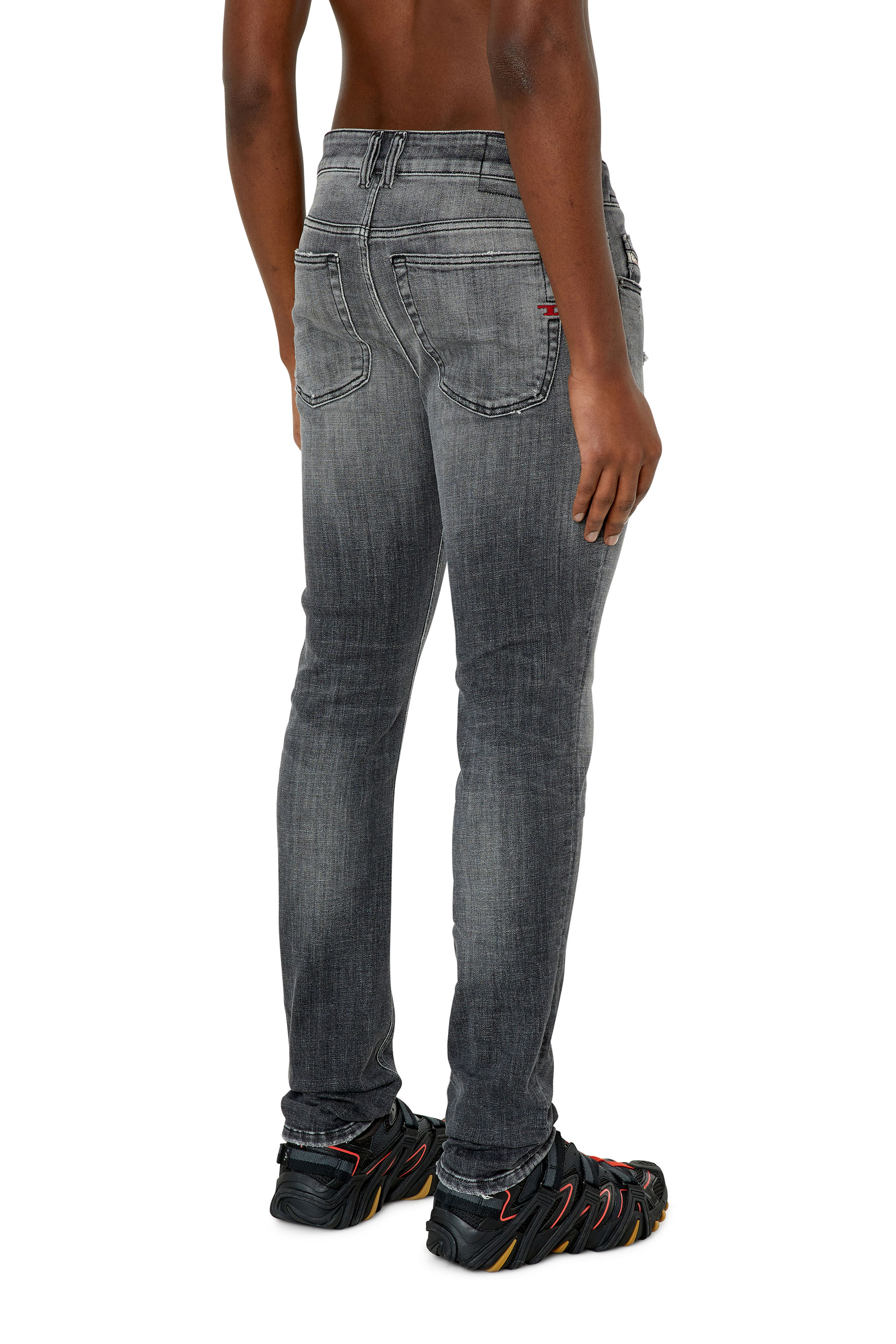 Diesel - 1979 Sleenker 09F13 Skinny Jeans, Black/Dark grey - Image 2