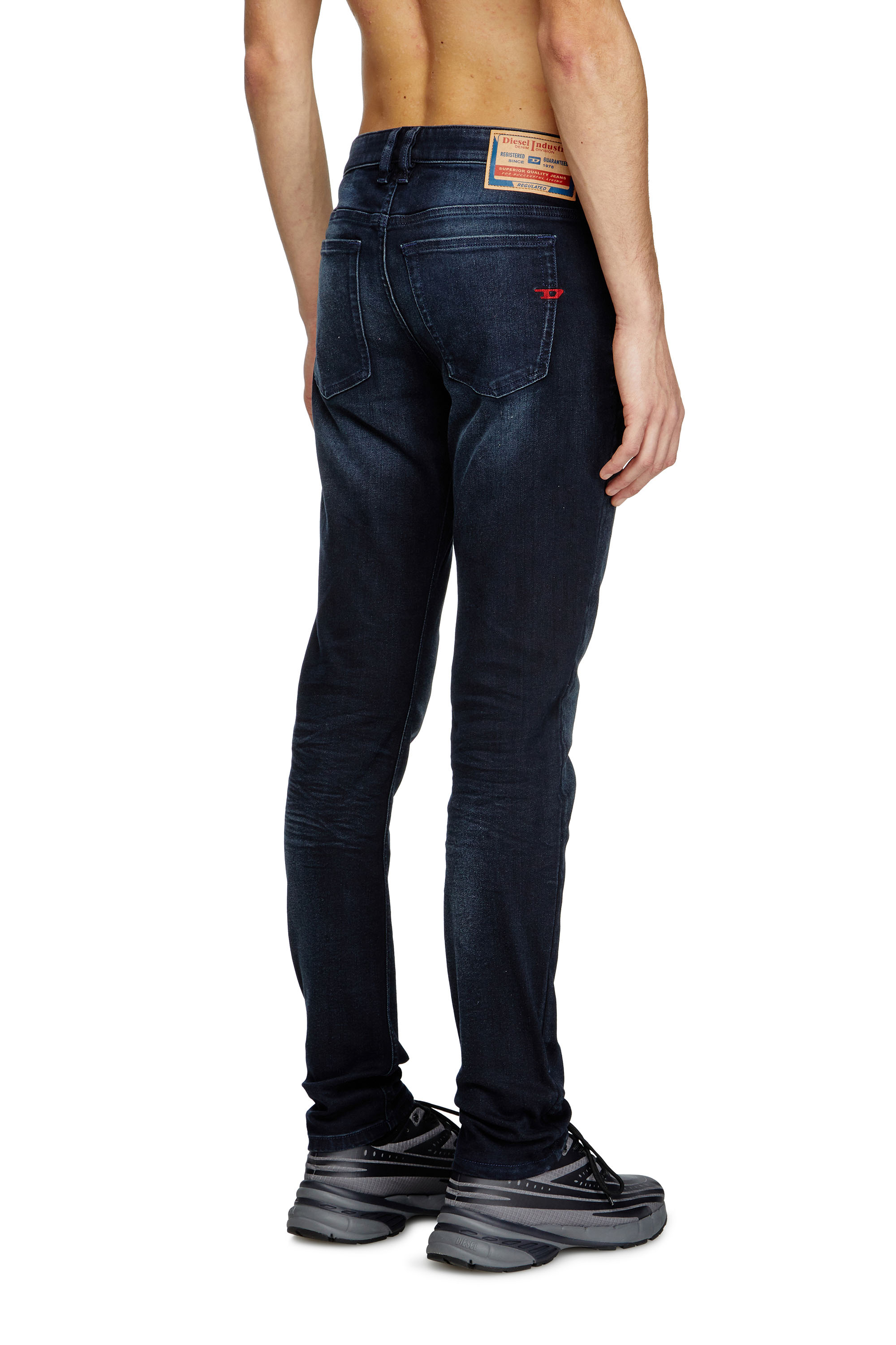 Skinny Jeans 1979 Sleenker 0BMBU, Dark Blue Diesel - Man's Skinny Jeans 1979 Sleenker 0BMBU, Dark Blue - 4