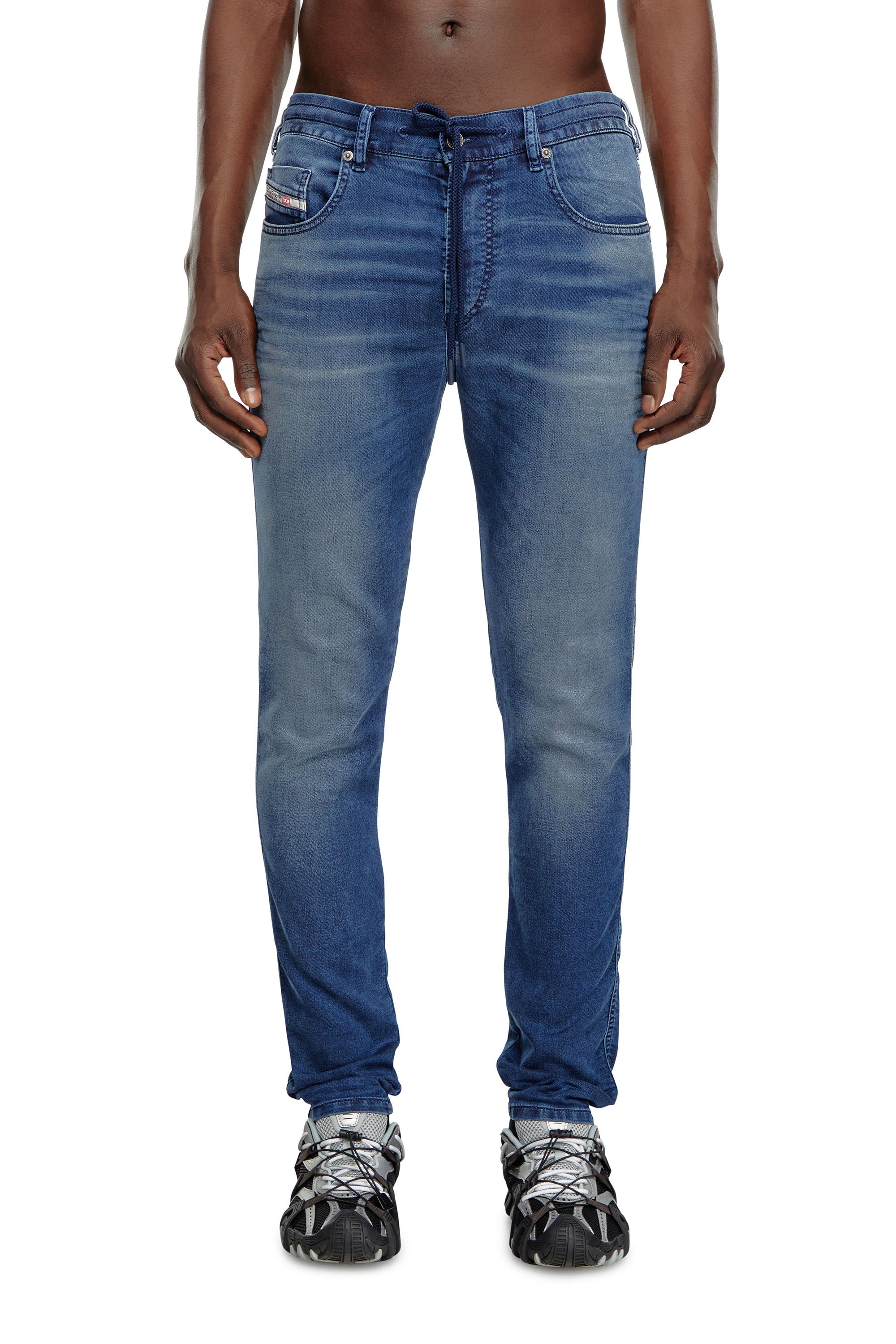 Diesel - Man's Slim 2060 D-Strukt Joggjeans® 068LX, Dark Blue - 1