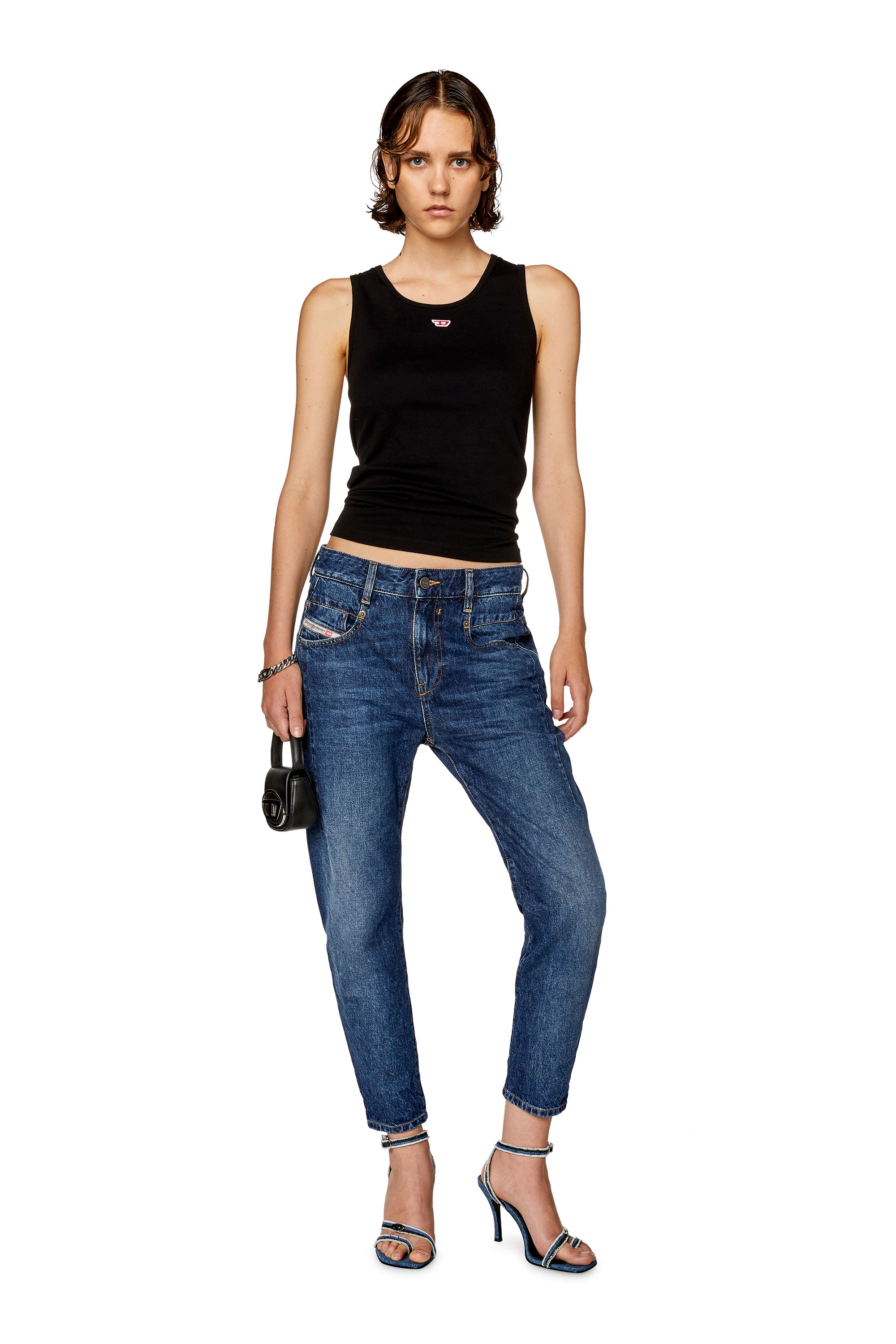 Diesel - Boyfriend Jeans Fayza 09F35, Medium blue - Image 1