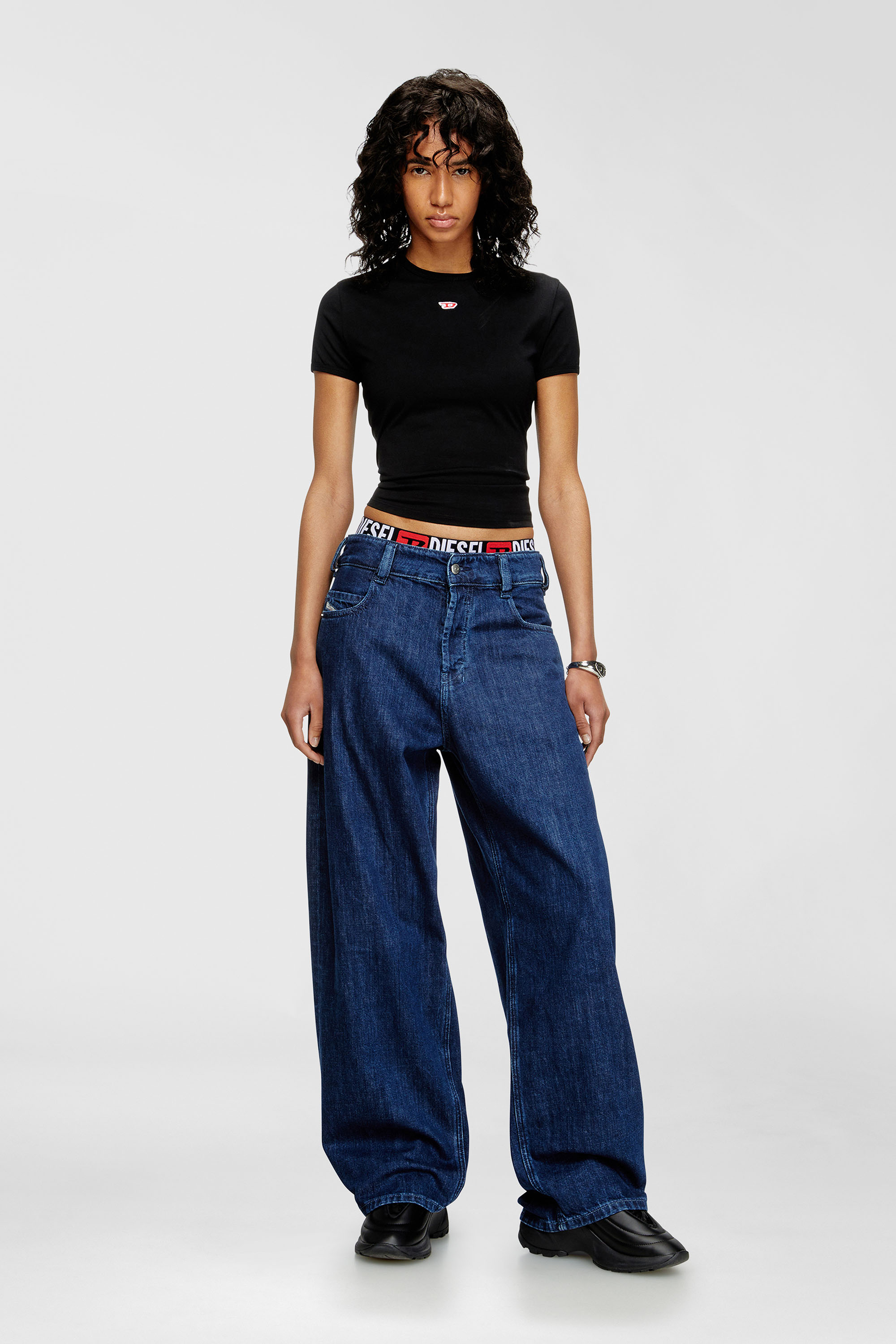 Diesel - Unisex's Relaxed Jeans 1997 D-Enim-M 0DBDX, Dark Blue - 5