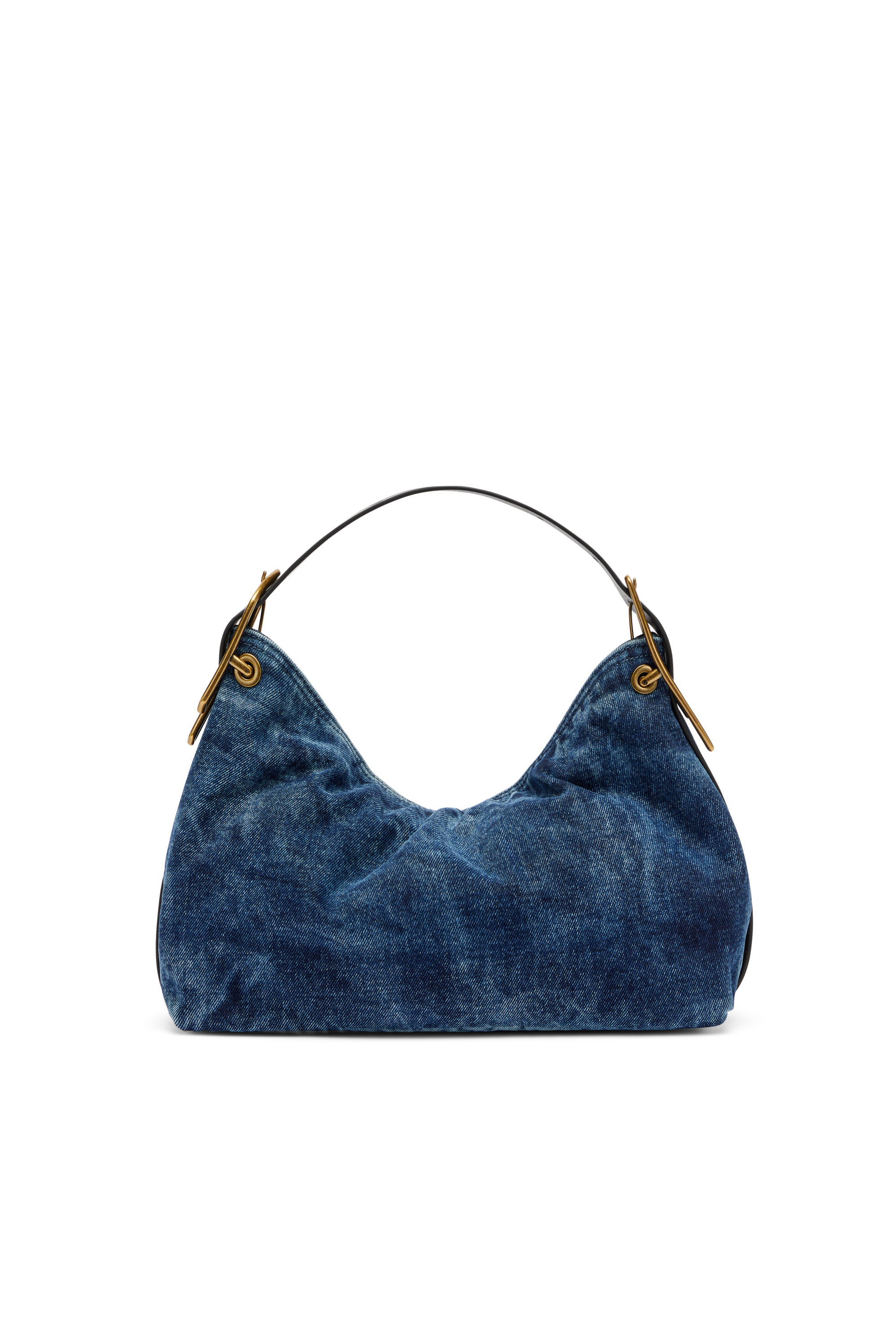 Diesel - D-LINE SHOULDER, Woman's D-Line-Denim shoulder bag in Medium blue - 4