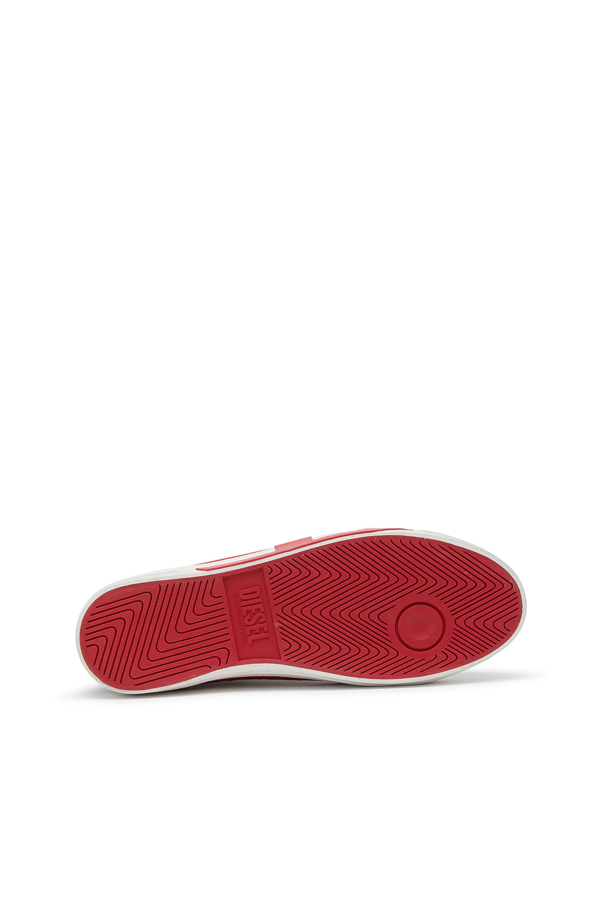 Diesel - S-D-VERSE LOW II, Man's S-D-Verse logo sneakers in Black/Red - 5