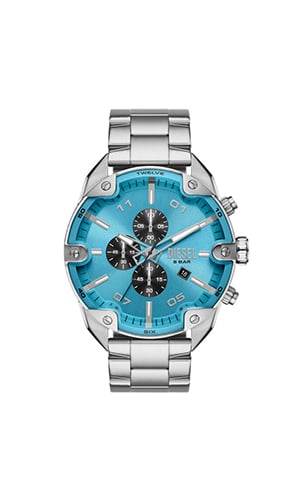 Blue diesel watch mens hotsell